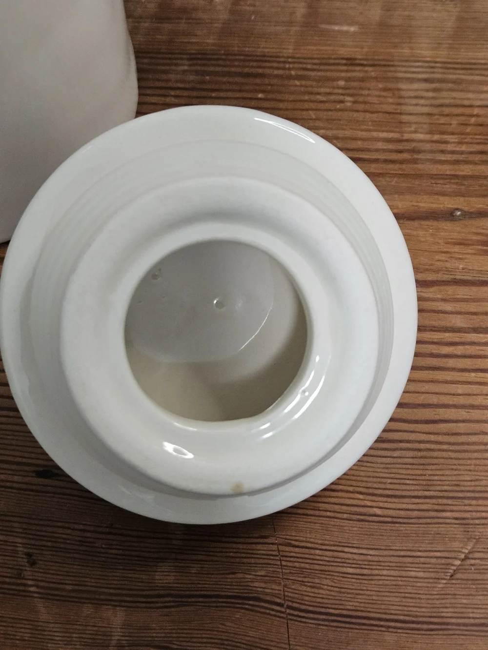 Rae Dunn Ceramic 'MIX' Canister - Cream Kitchen Storage